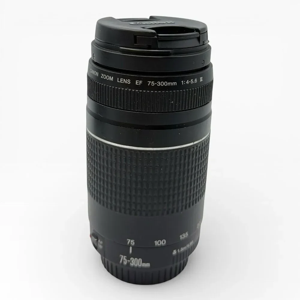 Canon EOS Rebel T5 18MP Digital SLR Camera EFS 18-55mm 75-300mm Lenses Extra